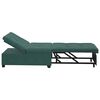 vidaXL Canapé-lit Vert foncé 67 x 194 x 38 cm Velours