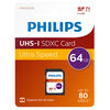 Philips Carte m&eacute;moire SDXC 64 Go UHS-I U1 V10