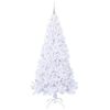 vidaXL Sapin de No&euml;l artificiel avec 300 LED Blanc 210 cm PVC et Acier