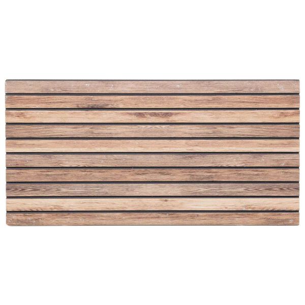 vidaXL Panneaux muraux 10 pcs Marron Clair 100 x 50 cm Mousse EPS
