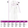 vidaXL Robe de bain sans capuche Blanc m Flanelle