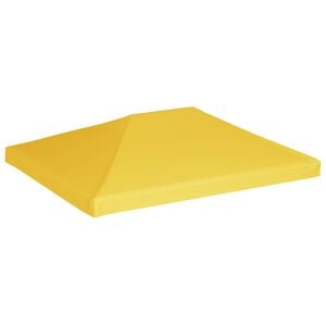 vidaXL Toile de toit de belv&eacute;d&egrave;re 270 g/m&sup2; 4x3 m Jaune