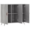vidaXL Buffet sonoma gris 90x34x80 cm bois d'ingénierie