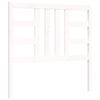 vidaXL Cadre de lit sans matelas blanc 90x190 cm bois de pin massif