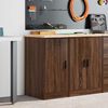 vidaXL Armoire de rangement de garage chêne marron 40x51x85cm bois pin