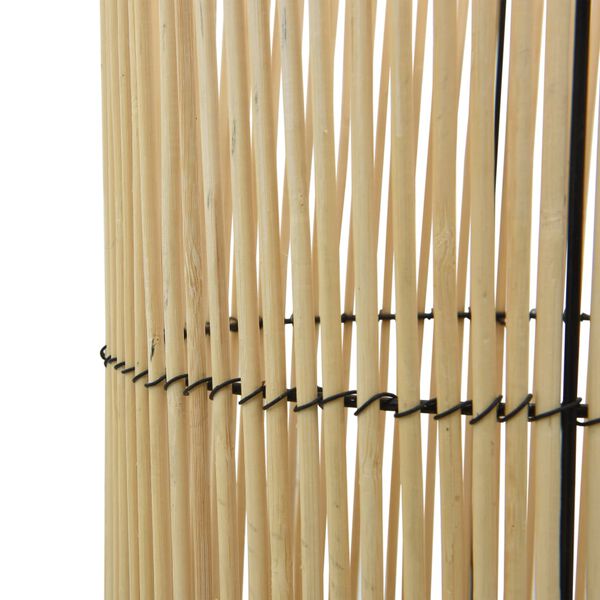 vidaXL Lampadaire sur pied Osier 61 cm E27