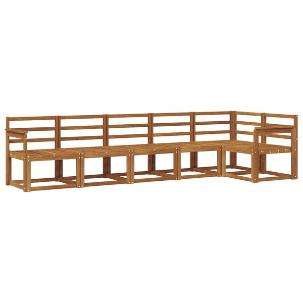 vidaXL Ensemble de canap&eacute;s d'ext&eacute;rieur 6 pcs Naturel