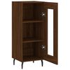 vidaXL Buffet Ch&ecirc;ne marron 34,5x34x90 cm Bois d'ing&eacute;nierie