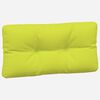 vidaXL Coussins de palette lot de 3 vert vif tissu