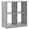 vidaXL Bibliothèque sonoma gris 68,5x32x75 cm bois d'ingénierie