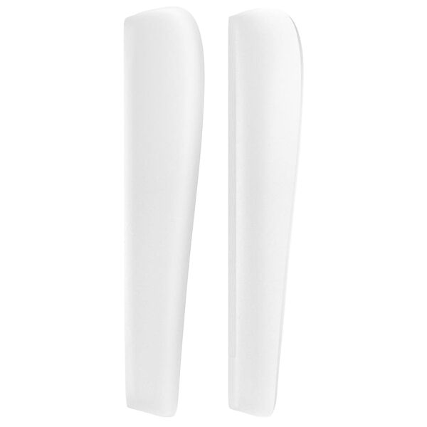 vidaXL Tête de lit avec oreilles Blanc 83x23x118/128 cm Similicuir