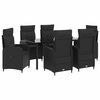 vidaXL Ensemble de Tables Basses avec coussin avec oreiller 7 pcs