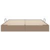 vidaXL Lit de Rangement avec matelas Cappuccino 180 x 200 cm Faux cuir
