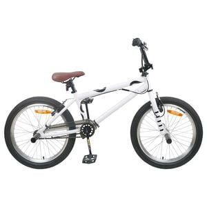 vidaXL BMX 20 Pouces pour les plus de 9 ans Blanc