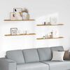 vidaXL &Eacute;tag&egrave;re Murale 4 pcs Beige 115 x 9 x 3 cm Bois d'ing&eacute;nierie