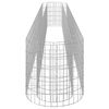 vidaXL Lit surélevé à gabion Fer galvanisé 400x50x50 cm