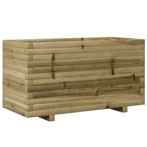 vidaXL Jardini&egrave;re 90x40x49,5 cm bois de pin impr&eacute;gn&eacute;