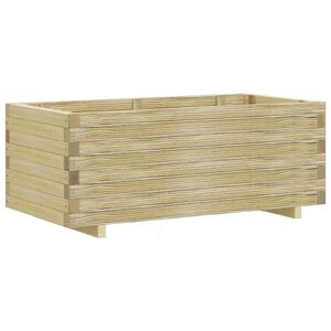 vidaXL Lit sur&eacute;lev&eacute; rectangulaire 100x50x40 cm bois
