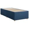 vidaXL Sommier &agrave; lattes de lit avec matelas Bleu 80x200 cm Tissu