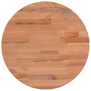 vidaXL Dessus de table &Oslash;30x1,5 cm rond bois massif de h&ecirc;tre