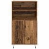 vidaXL Haut Armoire Marron 60 x 36 x 110 cm Bois d'ing&eacute;nierie