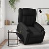 vidaXL Fauteuil inclinable de massage &eacute;lectrique noir similicuir