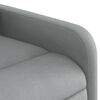 vidaXL Fauteuil inclinable Gris clair Tissu