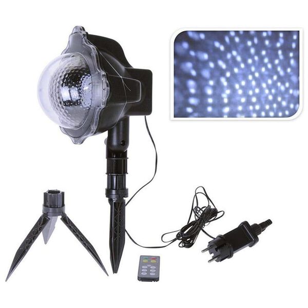 Ambiance Projecteur &agrave; LED de No&euml;l Chute de neige