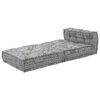 vidaXL Canapé modulaire Gris clair 70 x 70 x 56 cm tissu
