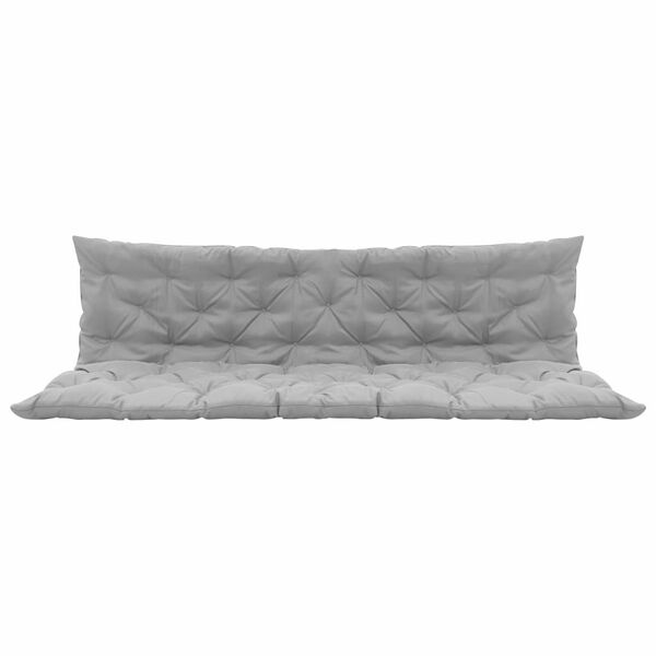 vidaXL Coussin pour balancelle Gris 180 cm