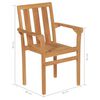 vidaXL Ensemble &agrave; manger de jardin 7 pcs Bois de teck massif