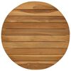 vidaXL Plateau de table &Oslash; 40 x 3,5 Rond Bois de teck massif Naturel