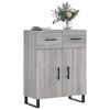 vidaXL Buffet sonoma gris 69,5x34x90 cm bois d'ingénierie