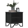 vidaXL Tables de chevet 2 pcs noir 40x30x40 cm bois d'ing&eacute;nierie