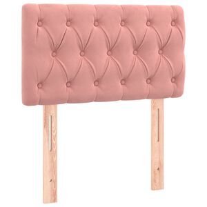 vidaXL T&ecirc;te de lit Rose 80x7x78/88 cm Velours