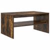 vidaXL Table basse Ch&ecirc;ne fum&eacute; 80 x 50 x 40 cm Bois d'ing&eacute;nierie