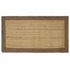 vidaXL Tapis de zone Gris 100 x 200 cm Jute