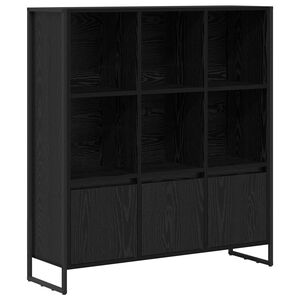 vidaXL Biblioth&egrave;que 2 pcs Ch&ecirc;ne noir 99,5 x 30 x 108 cm