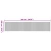 vidaXL Tapis rectangulaire naturel 100x500 cm bambou