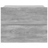 vidaXL Table de chevet Sonoma gris 40x30x30 cm Bois d'ing&eacute;nierie