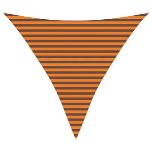 vidaXL Voile d'ombre Orange et marron 3,6 x 3,6 x 3,6 m
