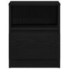 vidaXL Cabinet de chevet Ch&ecirc;ne noir 40 x 40 x 50 cm Bois d'ing&eacute;nierie