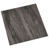 vidaXL Planches de sol Gris fonc&eacute; 5,11 m&sup2; 55 pi&egrave;ces PVC