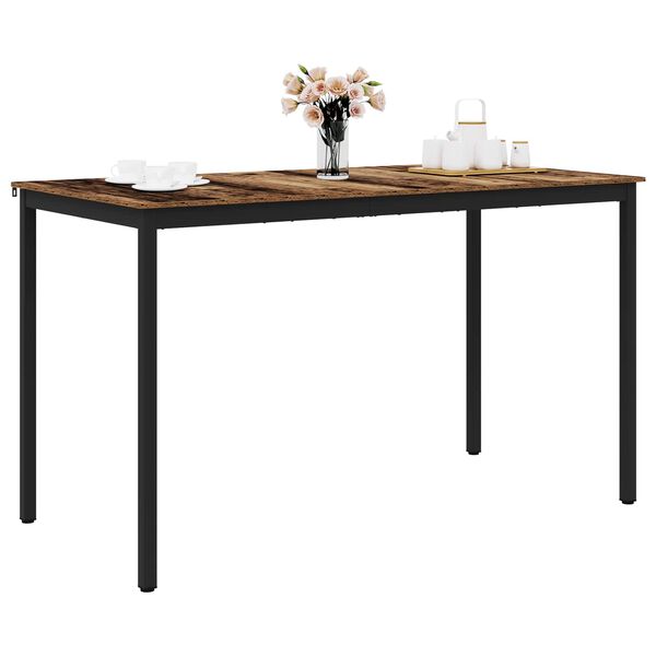 vidaXL Table de bar debout Bois d'ing&eacute;nierie