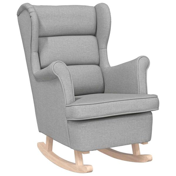 vidaXL Chaise &agrave; bascule gris nuage 74x90x102 cm tissu