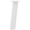 vidaXL Pieds de table basse 4 pi&egrave;ces Blanc 42 cm Acier