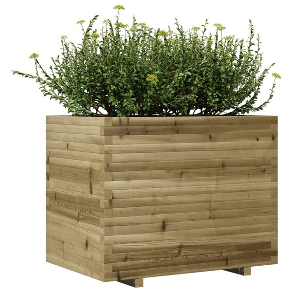 vidaXL Jardini&egrave;re 90x60x72,5 cm bois de pin impr&eacute;gn&eacute;
