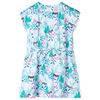 vidaXL Robe pour enfants &eacute;cru et menthe fonc&eacute; 104