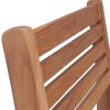 vidaXL Chaises de jardin lot de 4 et coussins crème bois teck solide