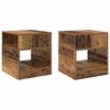 vidaXL Table d'appoint 2 pcs Bois ancien 40,5 x 40 x 45 cm